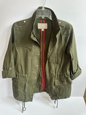 Banana Republic Olive Green Utility Field Jacket, XS